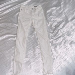 All Saints white jeans